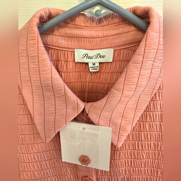 Petal Dew NWT Button Down Top Medium - Picture 4 of 9